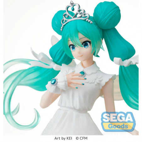 Hatsune Miku statuette PVC SPM 15th Anniversary KEI Ver. 24 cm SEGA - 9