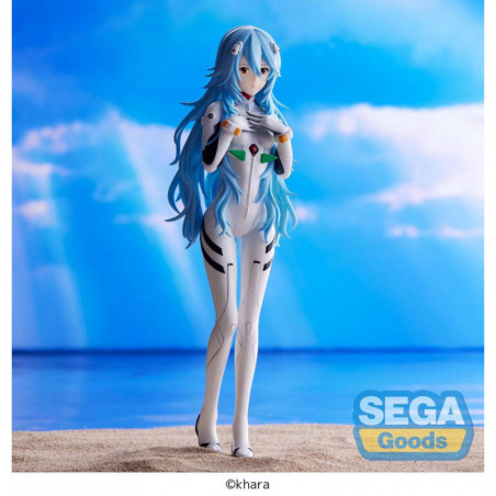 Evangelion: 3.0+1.0 Thrice Upon a Time statuette PVC SPM Rei Ayanami Long Hair Ver. 21 cm SEGA - 2