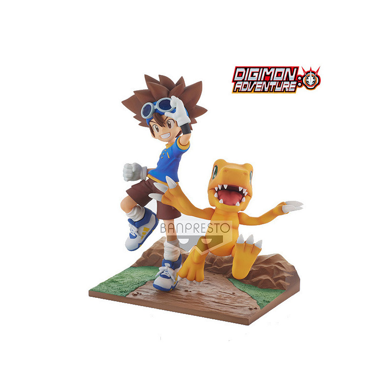 Digimon Adventure Dxf Adventure Archives Taichi & Agumon 15cm Banpresto - 1