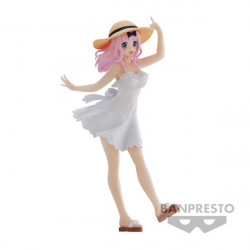 Kaguya Sama Love Is War Statue Ultra Romantic Kyunties Chika Fujiwara Seaside 18cm Banpresto - 1