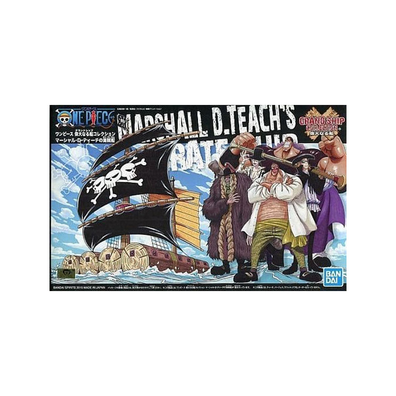 One Piece Maquette Grand Ship Collection 011 Marshall D. Teach's Ship 15cm Bandai - 1