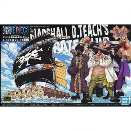 One Piece Maquette Grand Ship Collection 011 Marshall D. Teach's Ship 15cm Bandai - 1