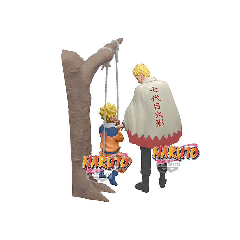 Naruto 20Th Anniversary Uzumaki Naruto Kid et Hokage Banpresto - 1