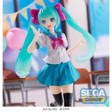 Hatsune Miku Figurine 16th Anniversary Kei Ver Luminasta SEGA - 4