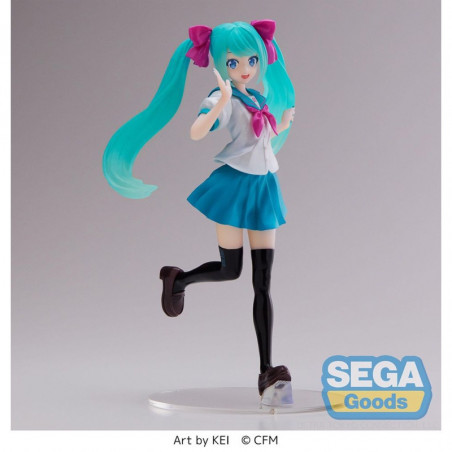 Hatsune Miku Figurine 16th Anniversary Kei Ver Luminasta SEGA - 5