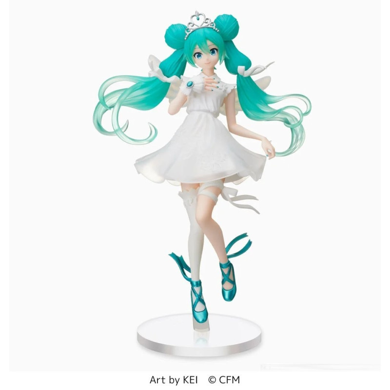 Hatsune Miku 15th Anniversary KEI Ver SPM Figurine SEGA - 1