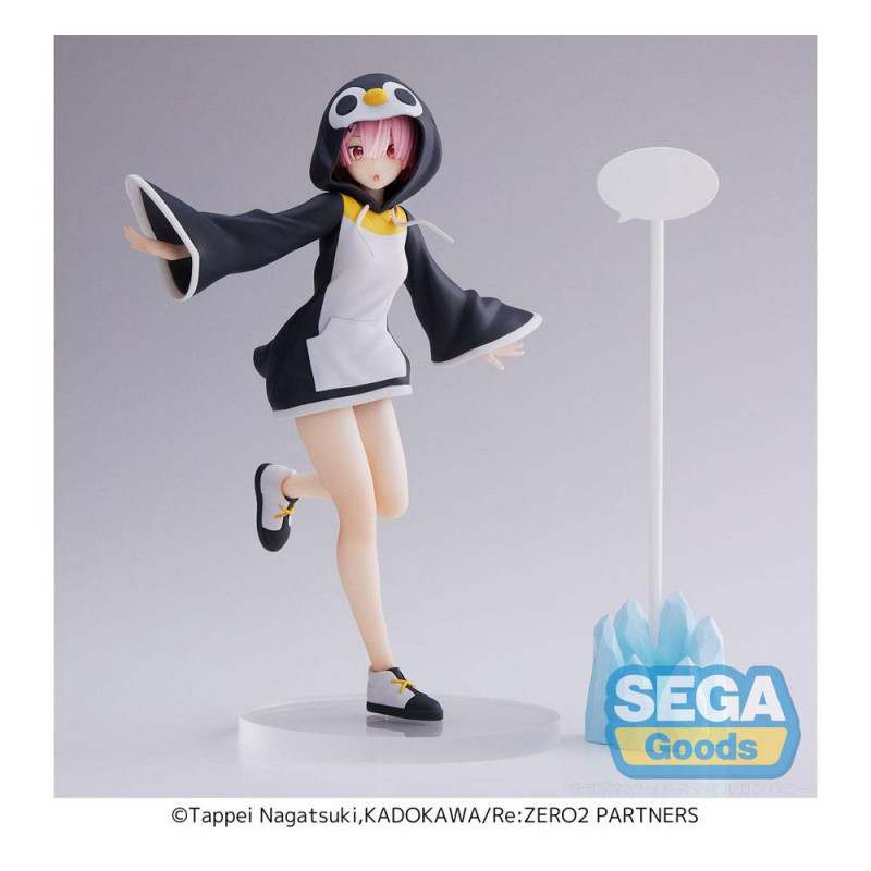 Re:Zero - Starting Life in Another World statuette PVC Ram Kotoriasobi Pink 20 cm SEGA - 1