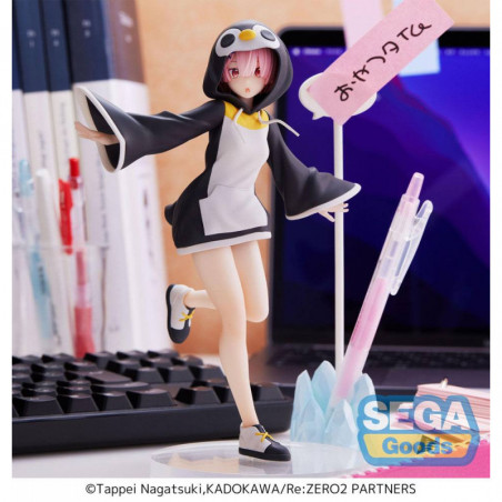 Re:Zero - Starting Life in Another World statuette PVC Ram Kotoriasobi Pink 20 cm SEGA - 5