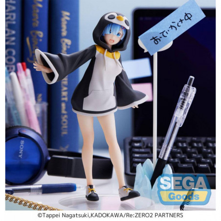 Re:Zero - Starting Life in Another World statuette PVC Ram Kotoriasobi Blue 20 cm SEGA - 6