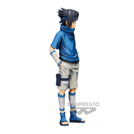 Naruto Shippuden Grandista Figurine Sasuke Uchiha Ver. 2 Manga Dimensions Ver. Banpresto - 4