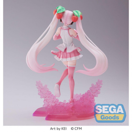 Hatsune Miku Sakura Miku 2023 Luminasta Figurine SEGA - 6
