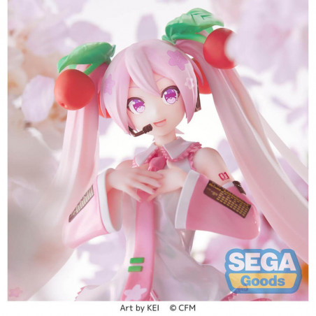Hatsune Miku Sakura Miku 2023 Luminasta Figurine SEGA - 8