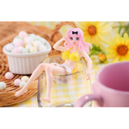 Kaguya-sama: Love is War statuette PVC Ultra Romantic Aqua Float Girls Figure Chika Fujiwara SEGA - 4