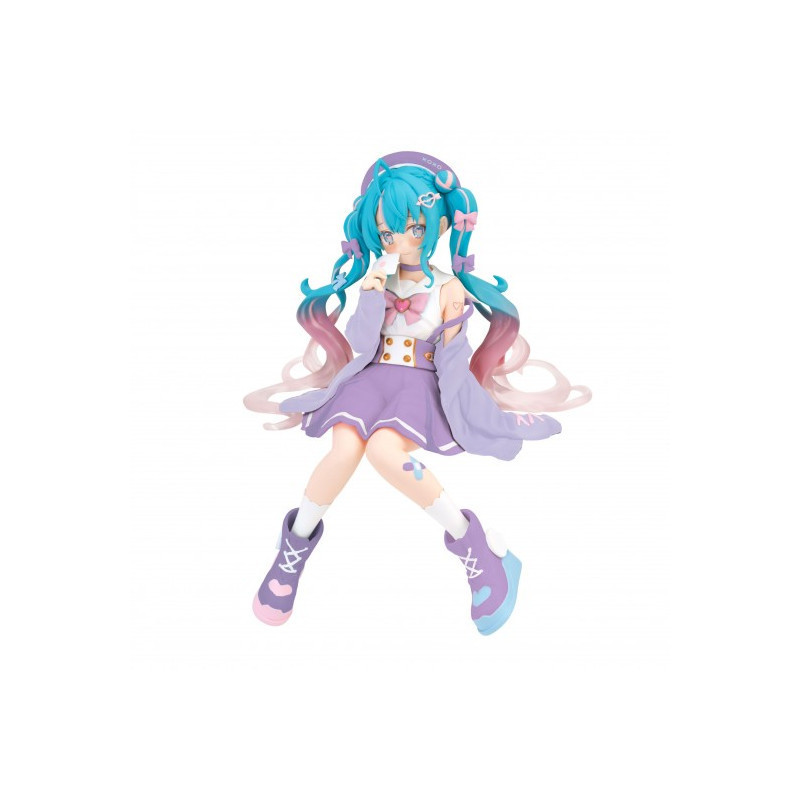 Hatsune Miku Love Sailor Purple Color Ver. Noodle Stopper Furyu - 1