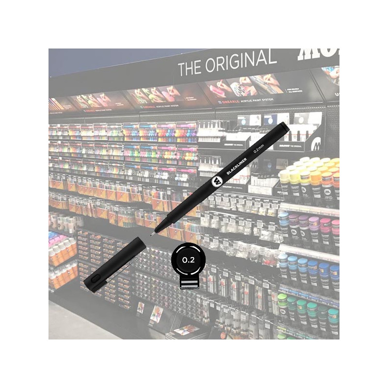 Molotow Blackliner 0,2mm Black