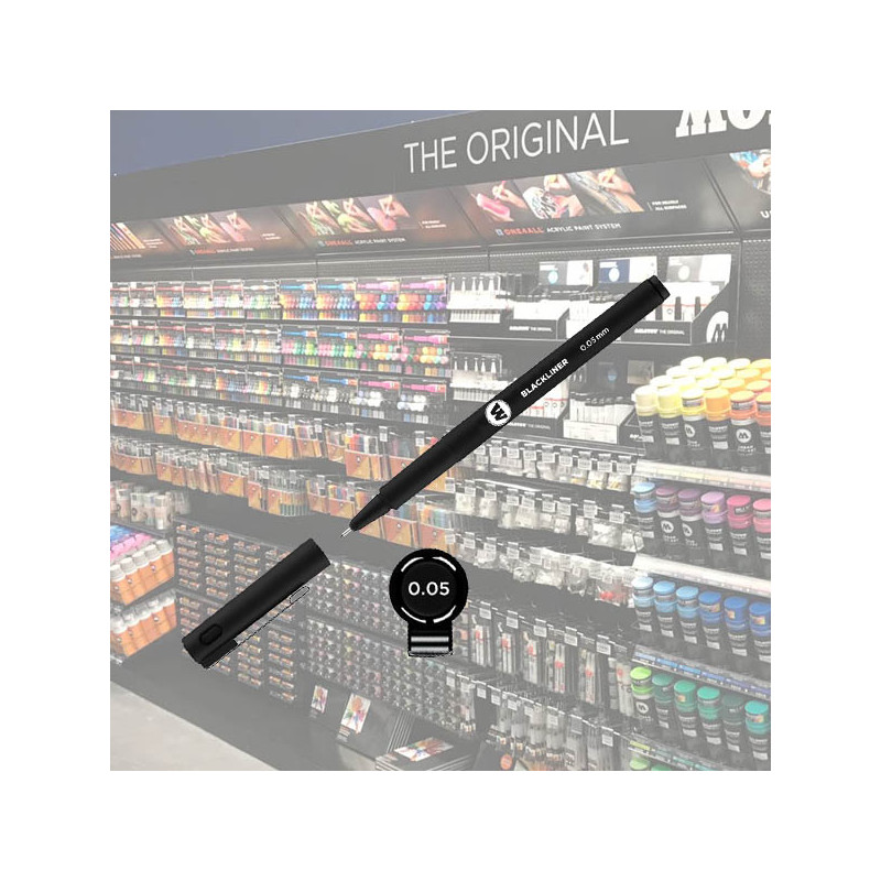 Molotow Blackliner 0,05mm Black