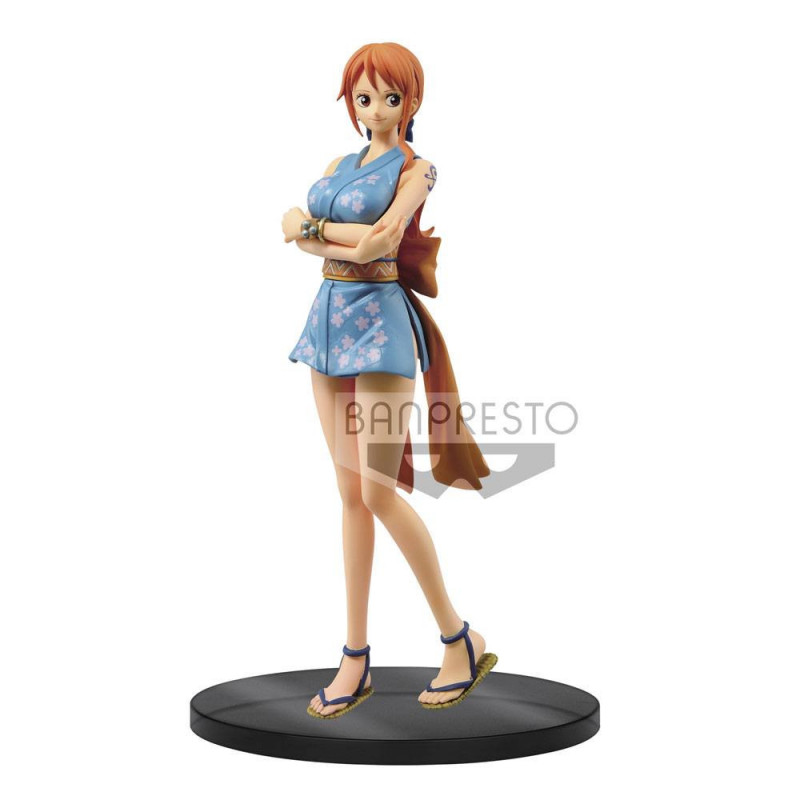 One Piece DXF Grandline Lady Wanokuni Vol. 1 Nami 16 cm Banpresto - 1