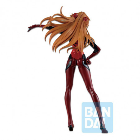 Evangelion Ichibansho Asuka Shikinami Langley (EVA-01 Test Type Awakening) 22 cm Banpresto - 4