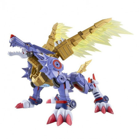 Digimon Maquette Metal Garurumon Amplified Bandai - 1
