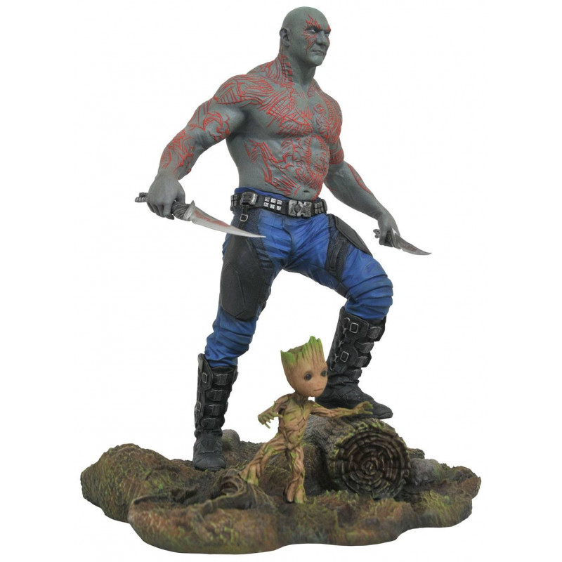 Les Gardiens de la Galaxie Vol. 2 Marvel Gallery statuette Drax & Baby Groot 25 cm Diamond Select Toys - 1