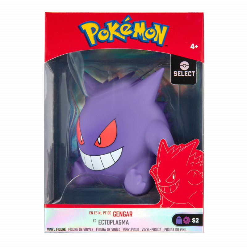 Pokémon – Figurine vinyle Gengar (Ectoplasma) 10cm Boti - 1