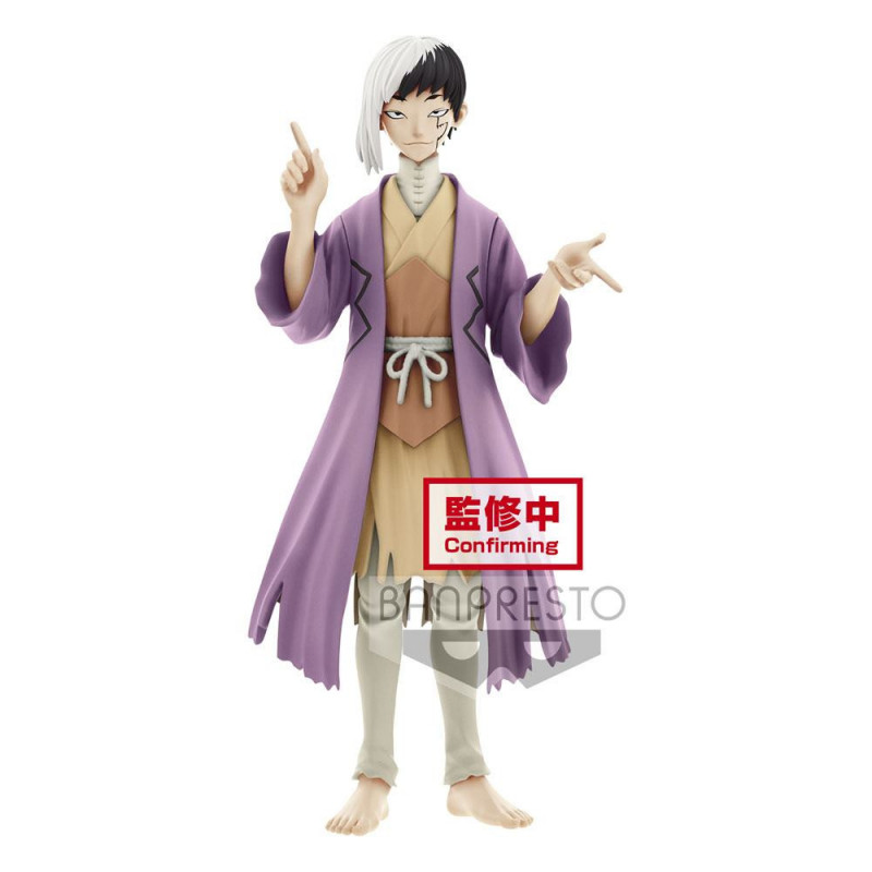Dr. Stone statuette PVC Stone World Gen Asagiri 18 cm Banpresto - 1