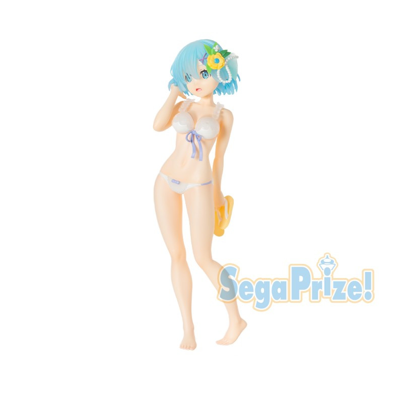 Re Zero Rem Midsummer Sun Ver LPM Figurine SEGA - 1