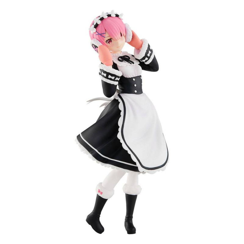 Re: Zero Starting Life in Another World statuette PVC Pop Up Parade Ram: Ice Season Ver. 17 cm Good Smile Company - 1